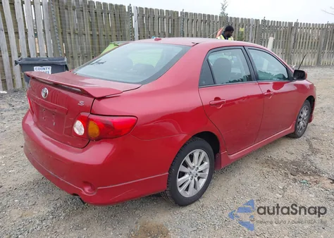 2009 Toyota Corolla S из США, поврежденный, VIN 2T1BU40E09C165405